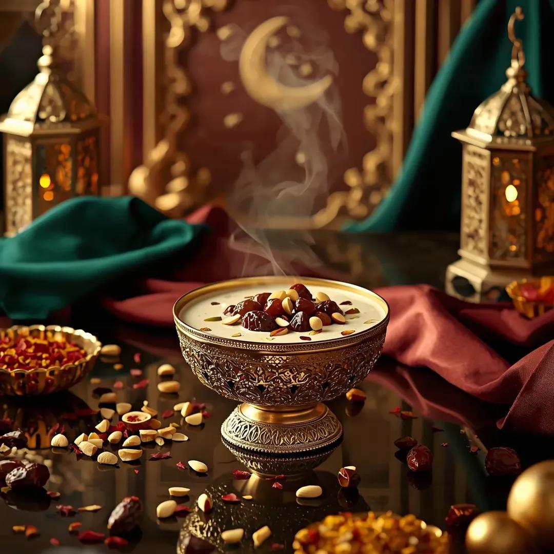 Ultra-Realistic Luxury Sheer Khurma Food Photography 4