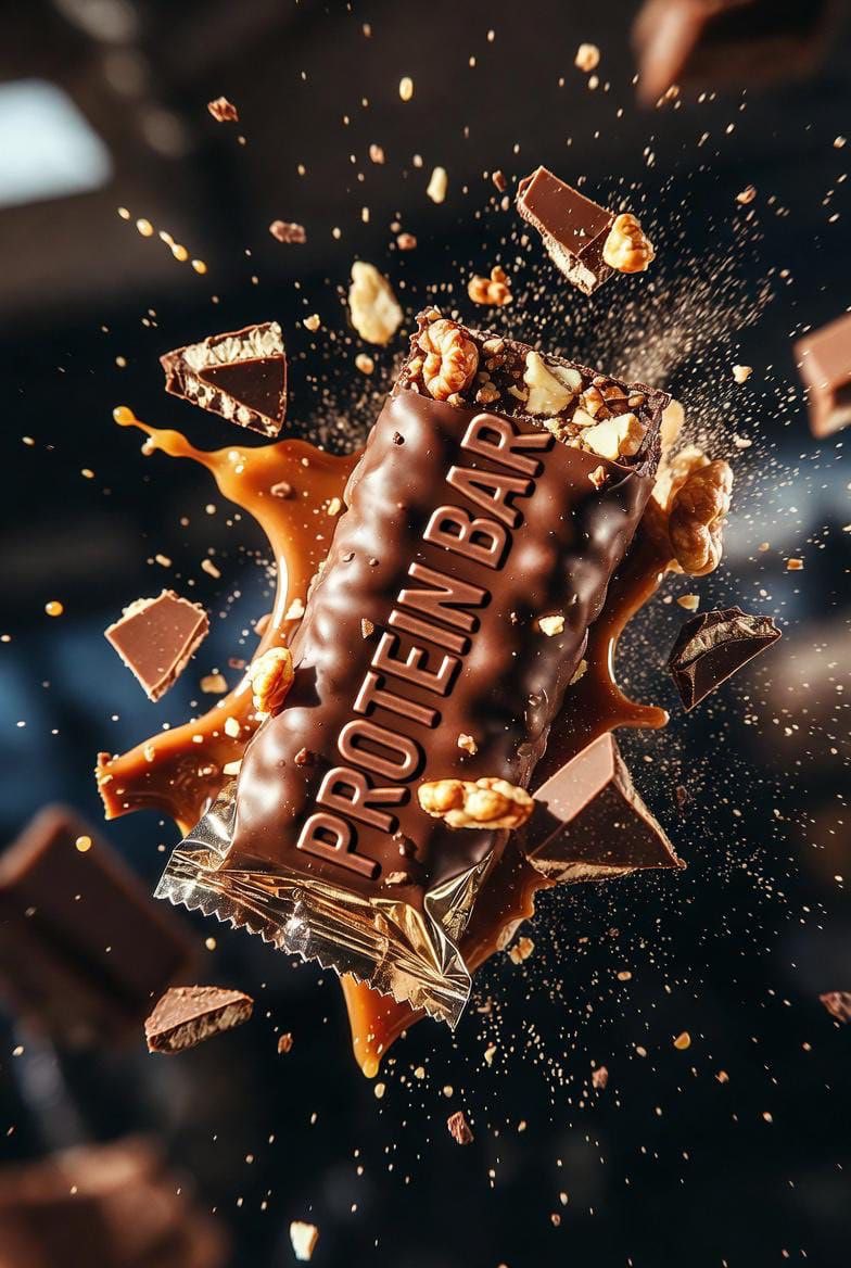 Ultra-cinematic Protein Bar Product Photography 1
