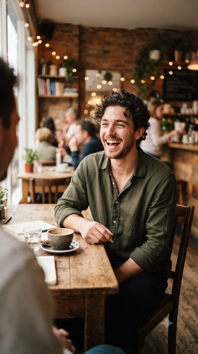 Lively Cafe Portrait 1
