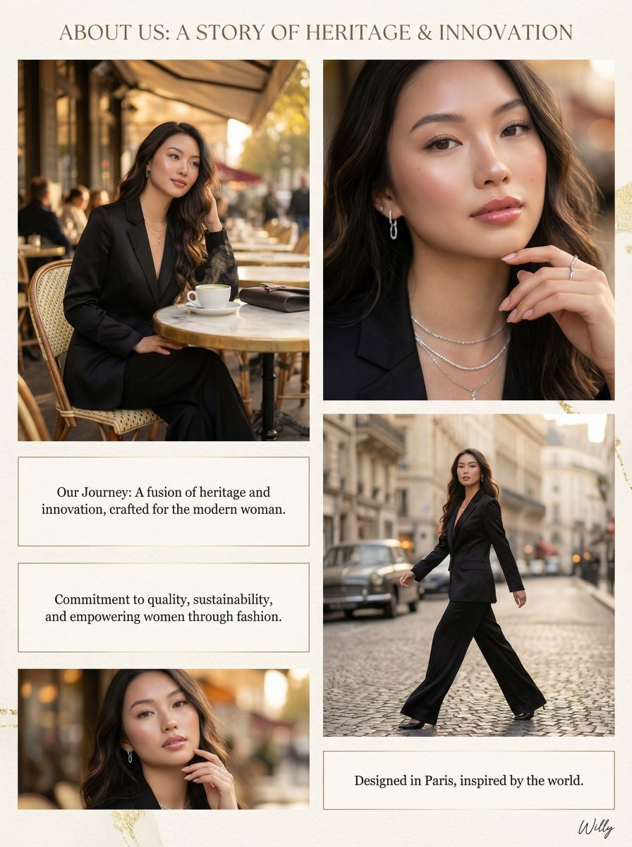 Luxury Brand About Page Storytelling Layout 1