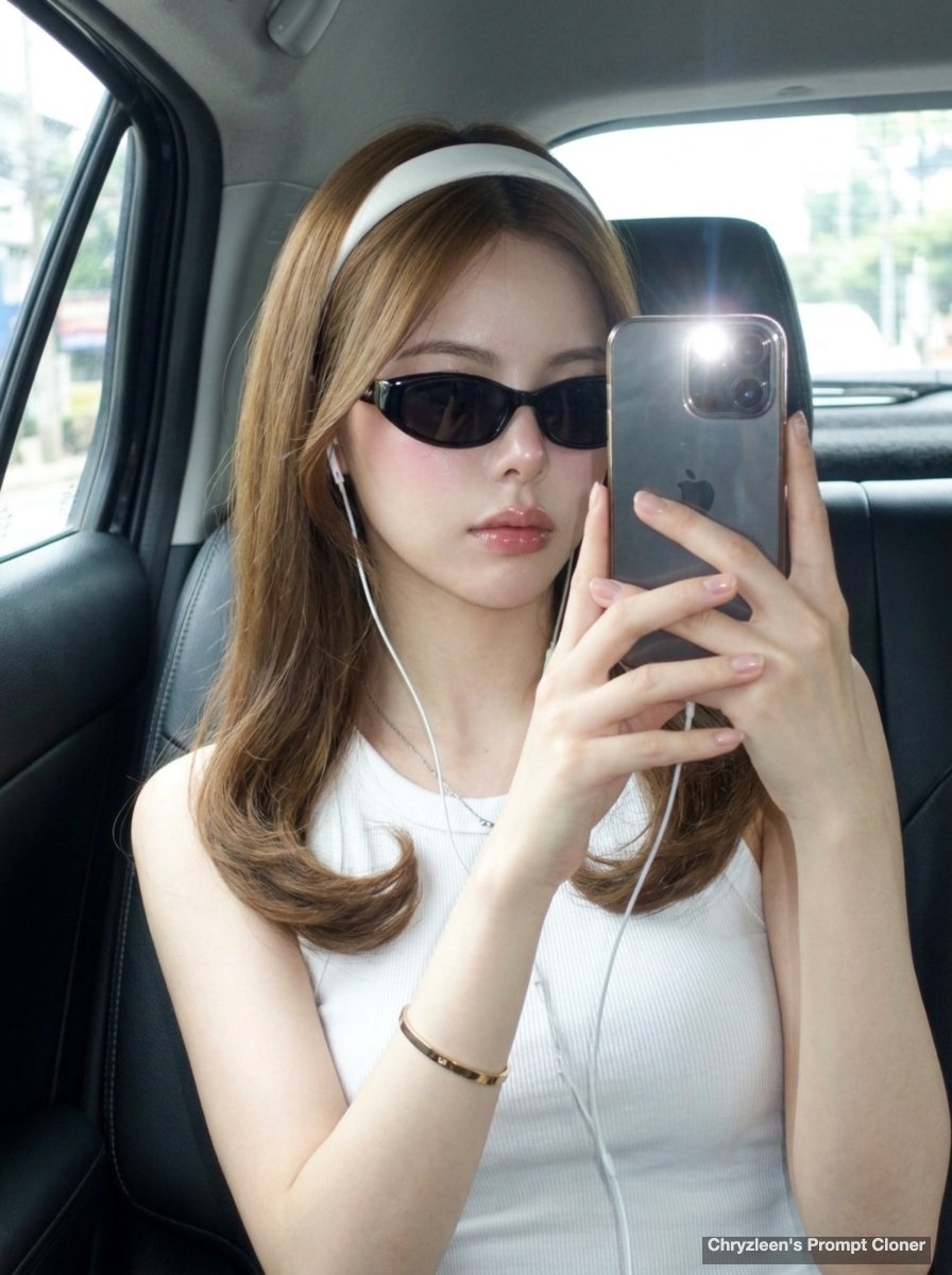 Backseat Mirror Selfie 1
