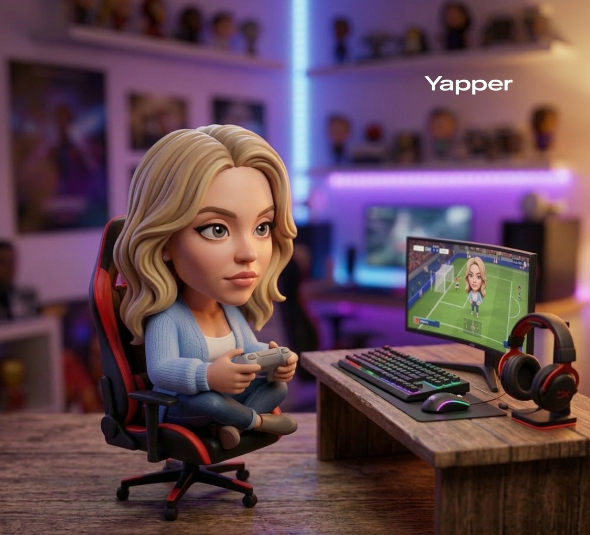 Stylized 3D Collectible Figurine 2