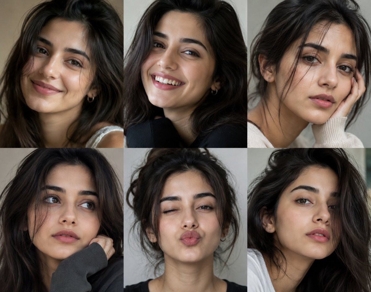 Diverse Portrait Mood Collage 2