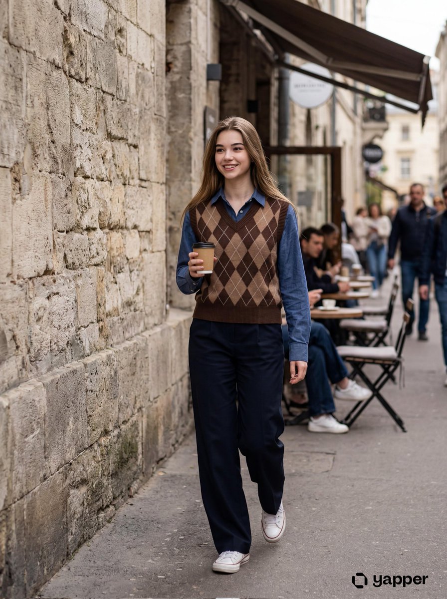 Photorealistic Lifestyle Photo of a Young Woman in an Urban Setting 1
