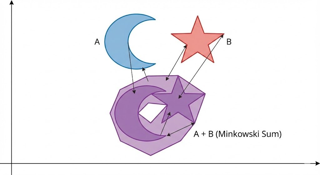 Minkowski sum of two non-convex sets 1