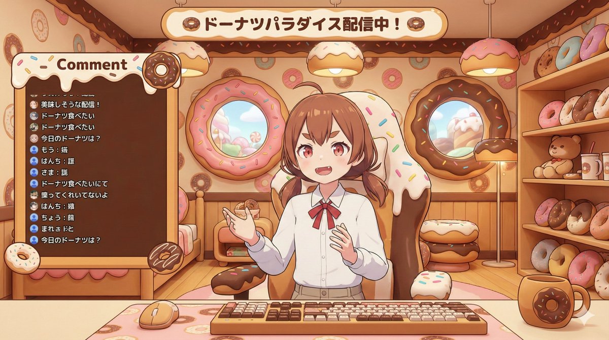 VTuber Streaming Screen Generation with Customizable Character and Theme 1