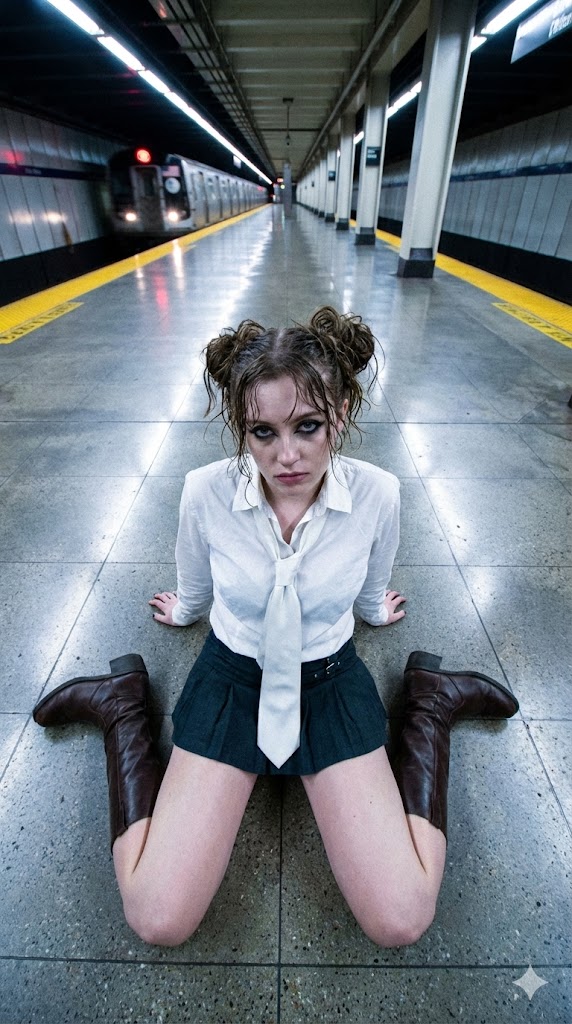 Liminal Transit Aesthetic Portrait 1