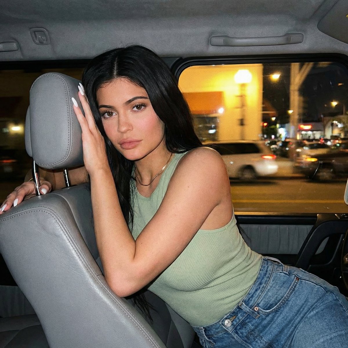 Candid Nighttime Car Portrait with High ISO Grain 3