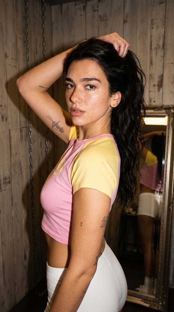 Freckled Mirror Selfie Portrait 3