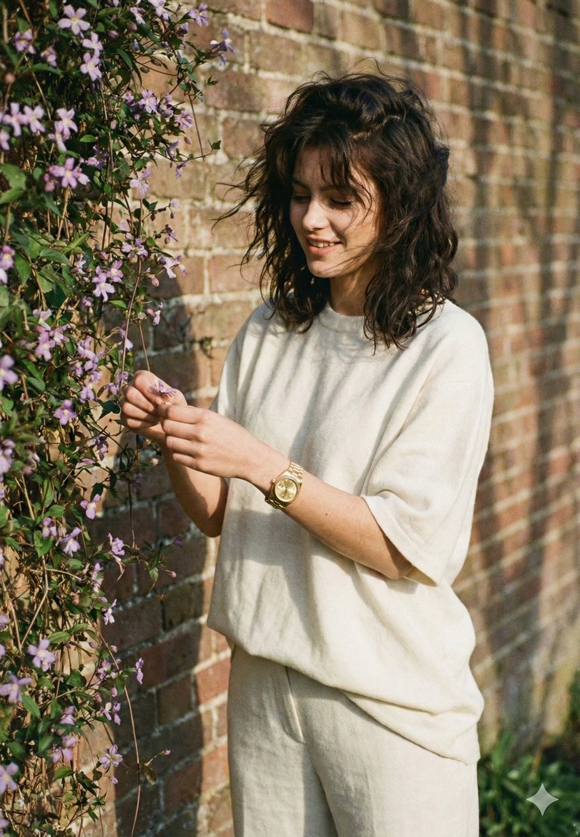 Intimate Film Aesthetic Garden Portrait 1