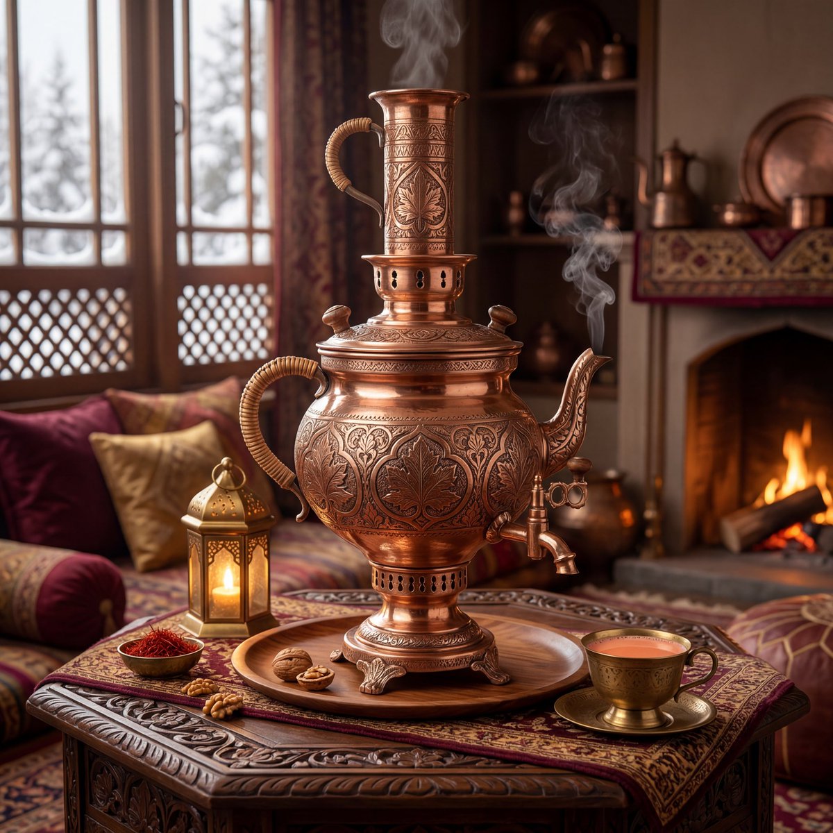 Kashmiri Samawar Luxury Photography 3