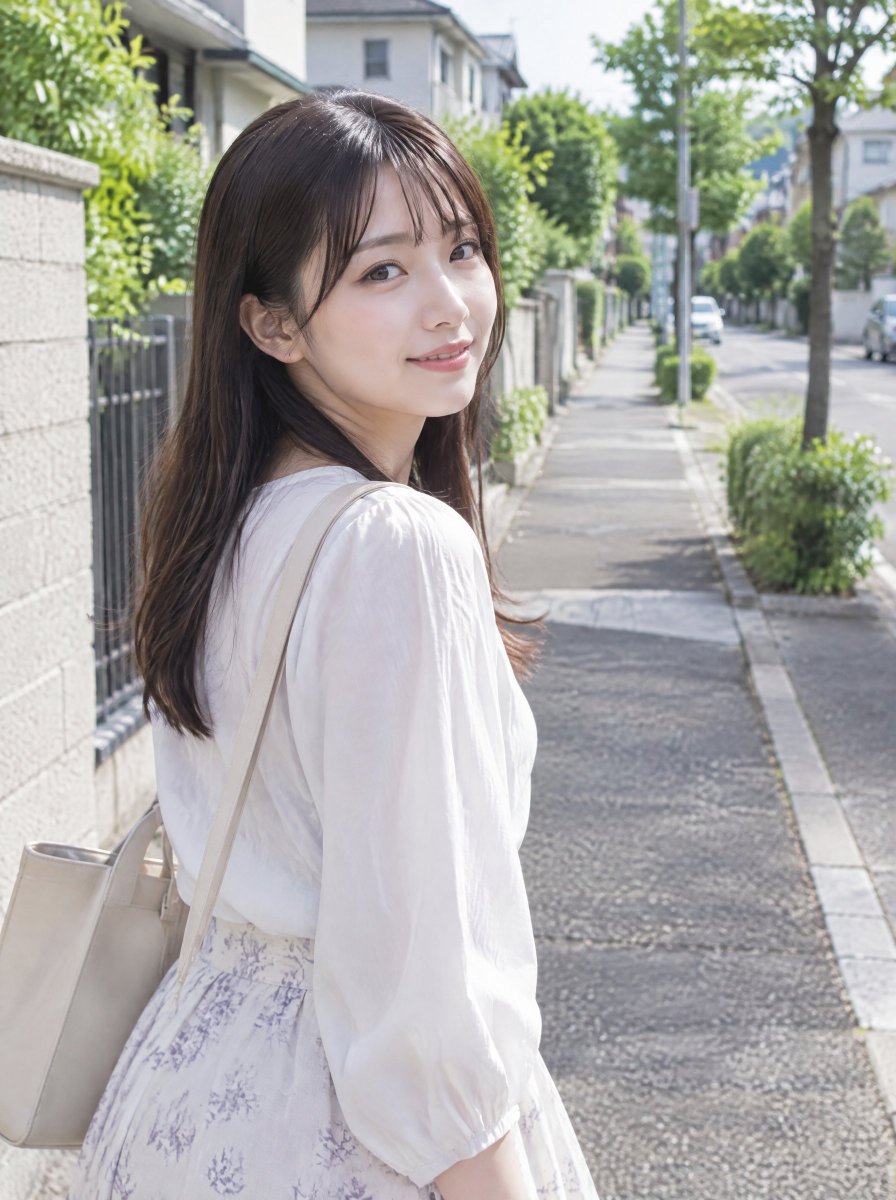 Profile / Avatar - Japanese Woman Model Comparison Prompt 3