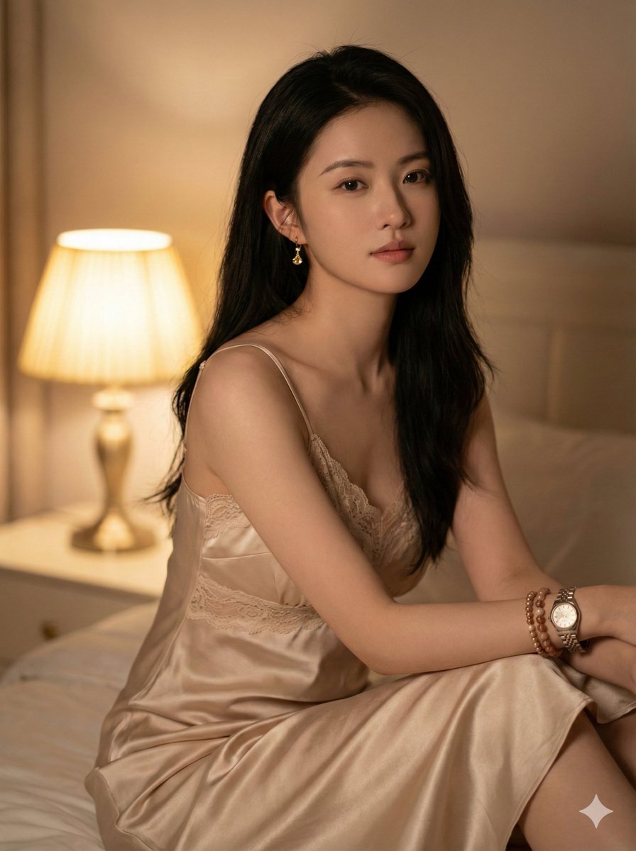 Photorealistic Indoor Portrait with Warm Cinematic Lighting 2