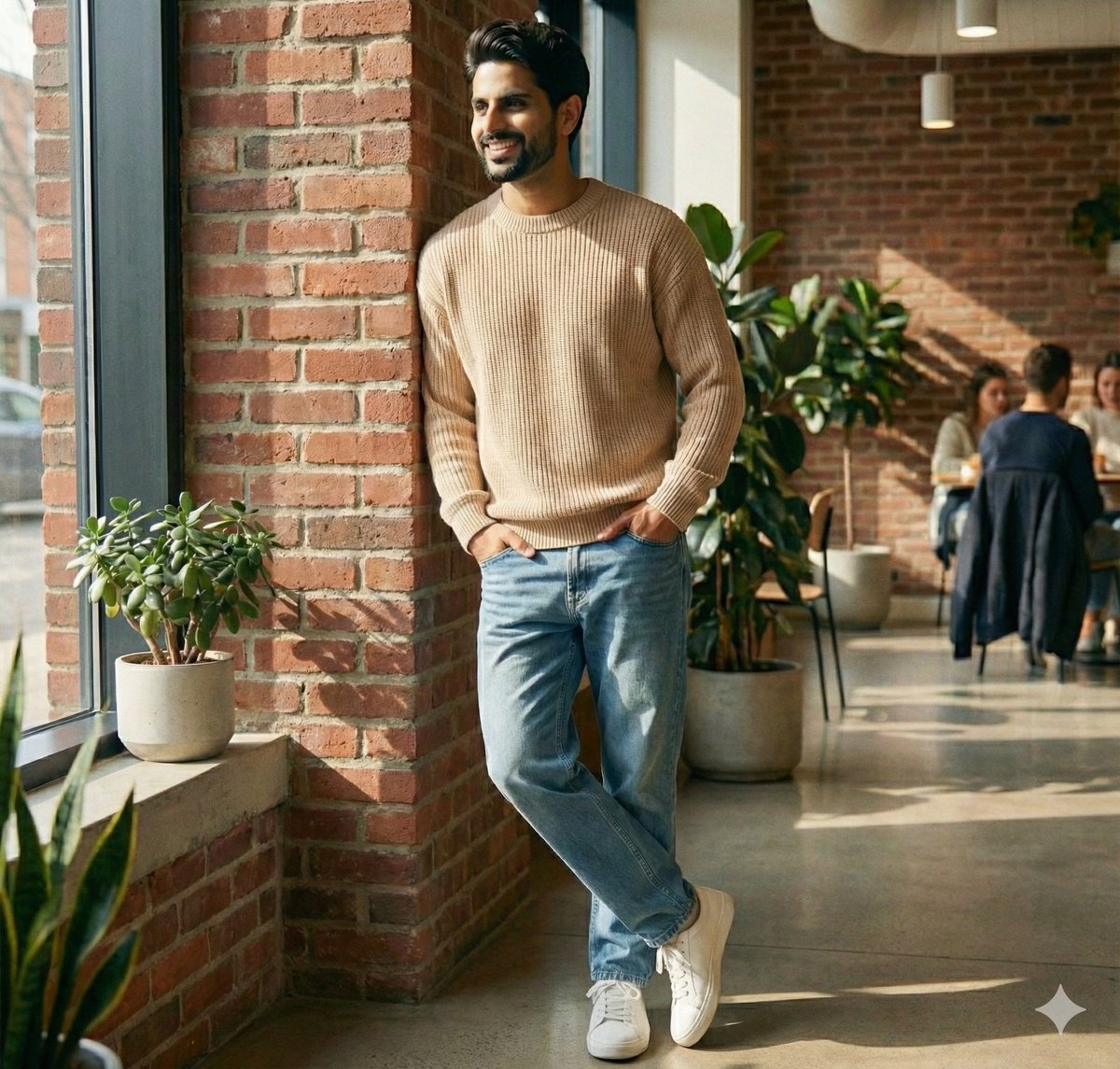 JSON Prompt for Lifestyle Portrait in Coffee Shop 2