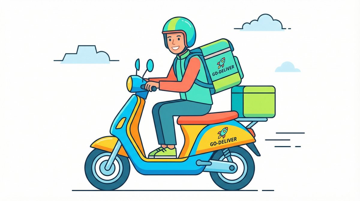 Flat UI/Startup Style Illustration Prompt 2