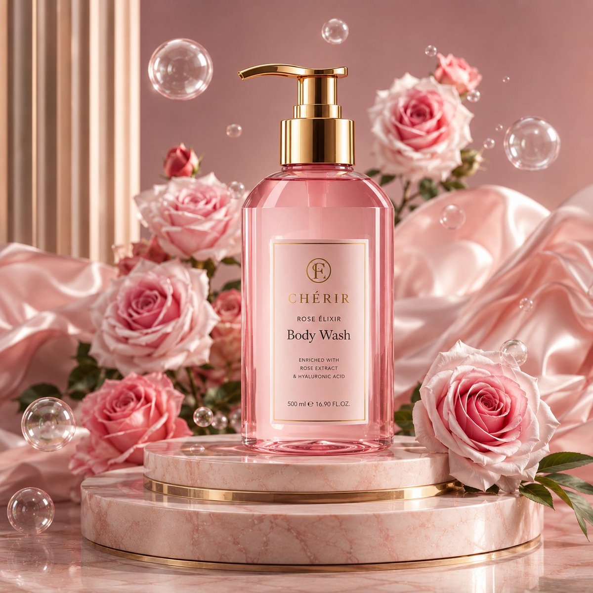 Rose Gold Perfume Advertisement 1