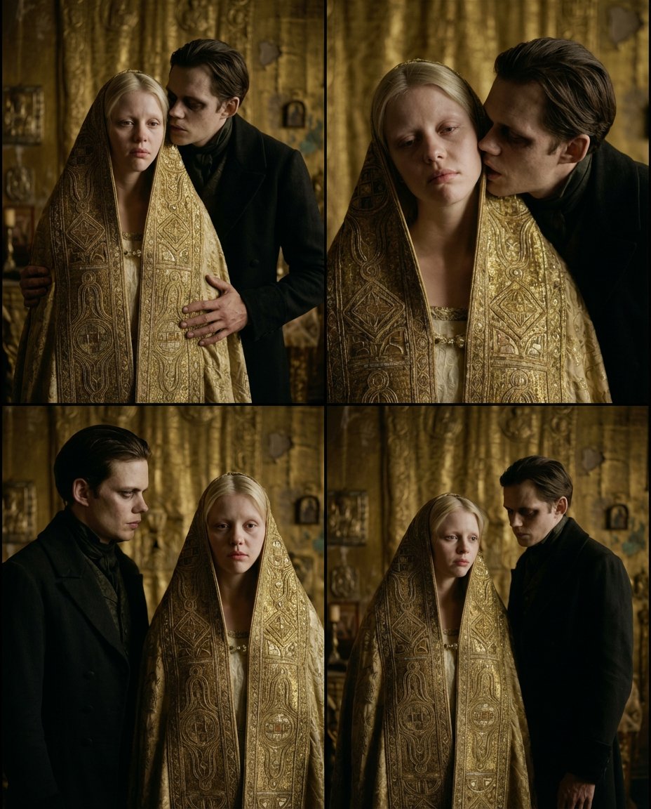 Nosferatu Cinematic 2x2 Grid Prompt 1