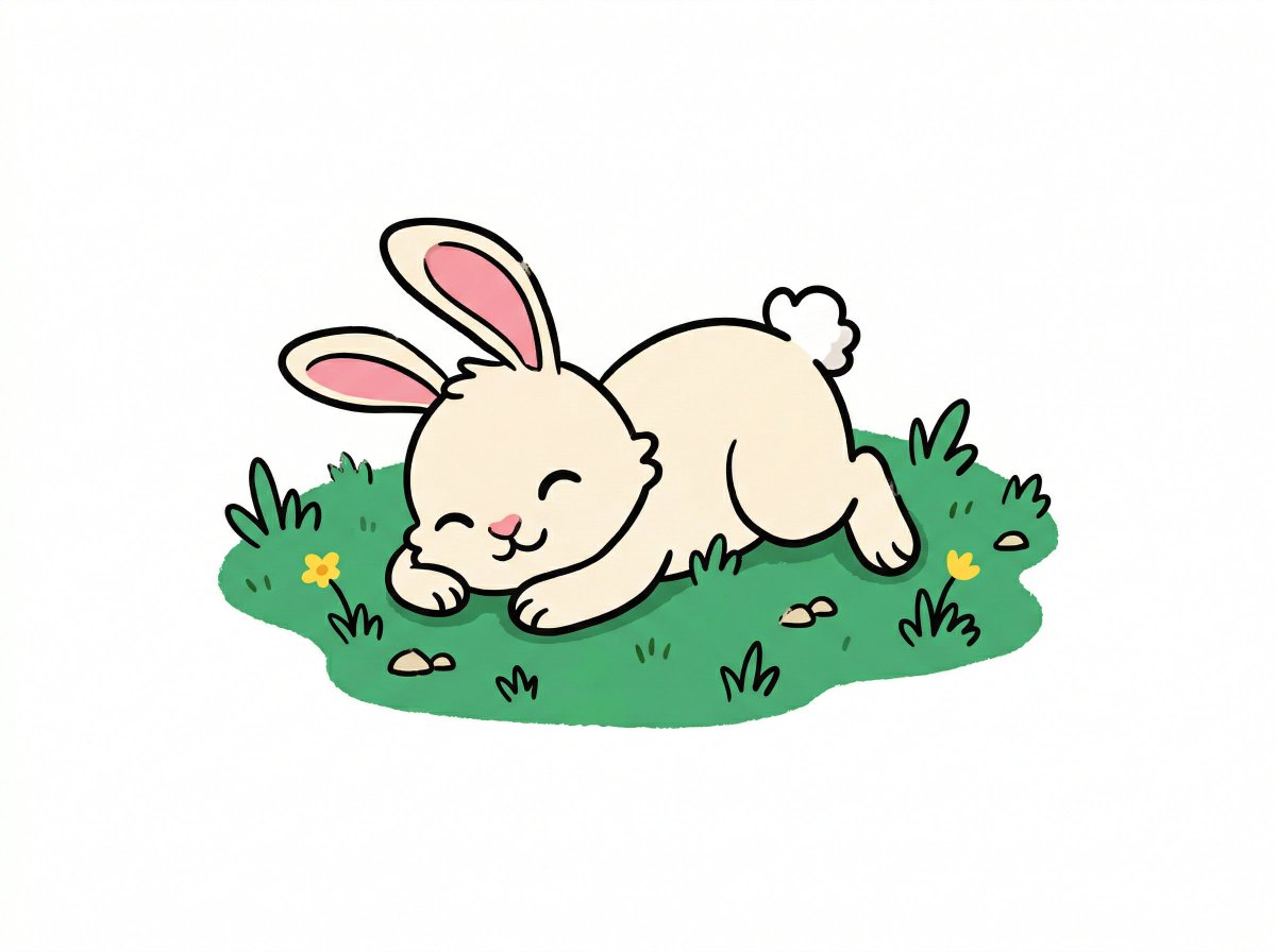 Chibi Bunny Mascot Illustration 1