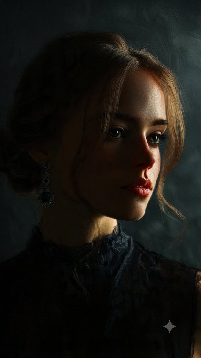 Fine Art Oil Portrait of a Young Woman 1