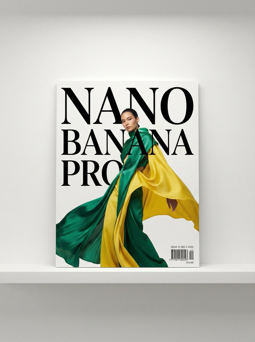 Magazine Cover with Nano Banana Pro Branding 1