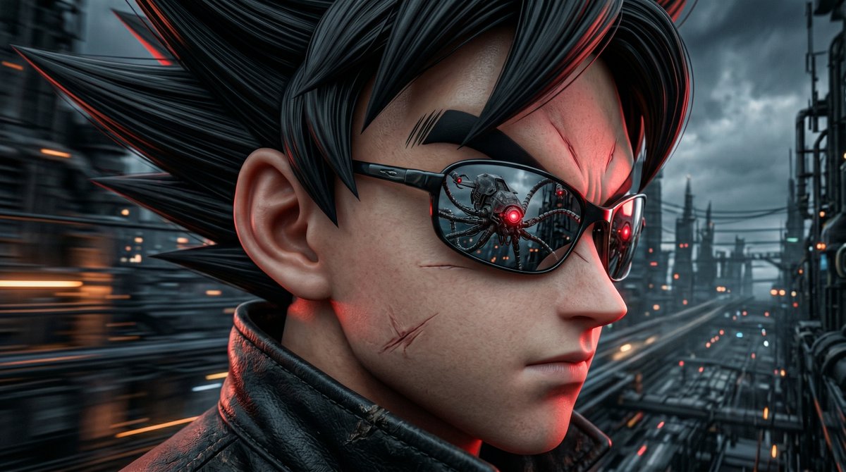 Neo Goku in the Machine City 1