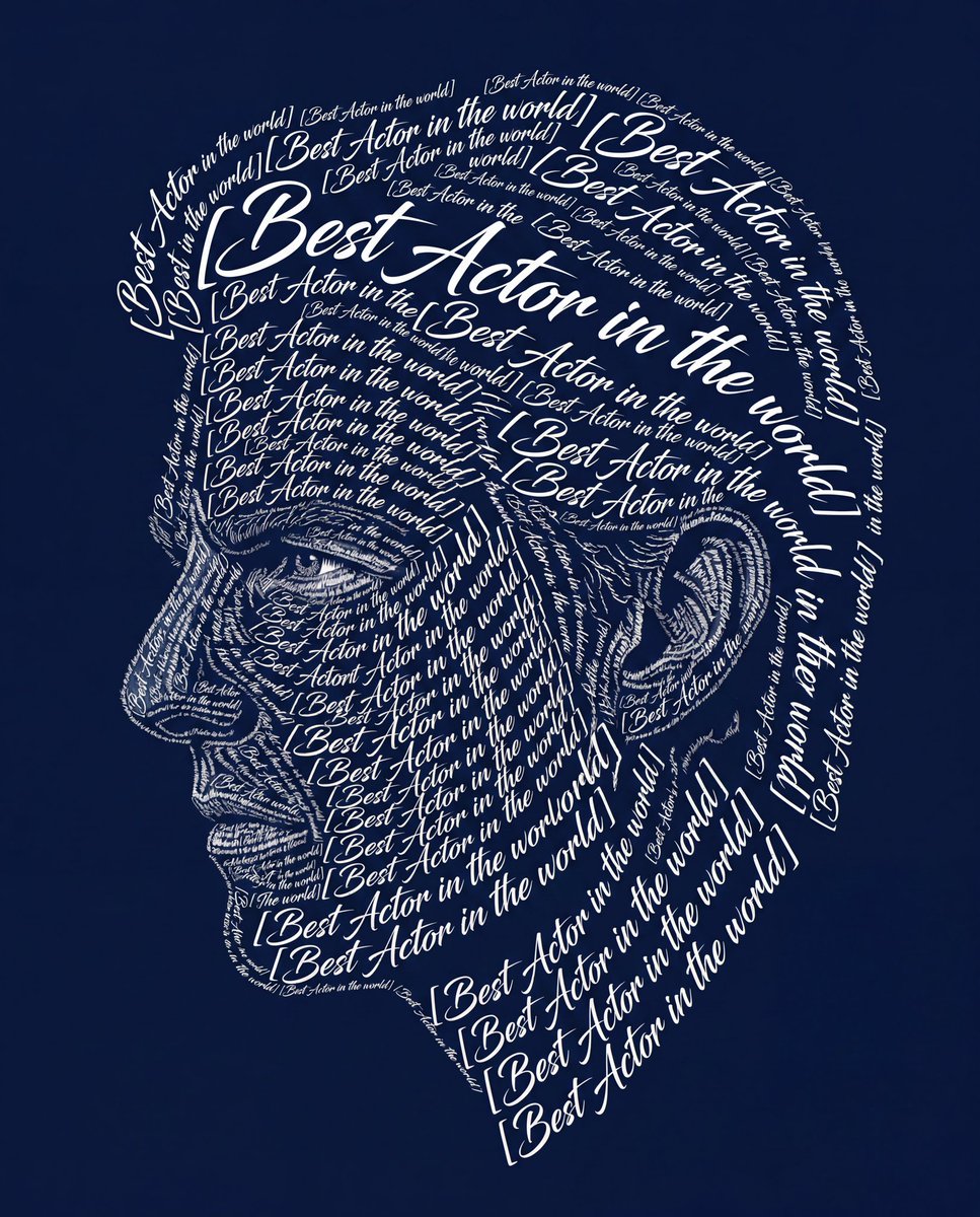 Typographic Art Portrait 2