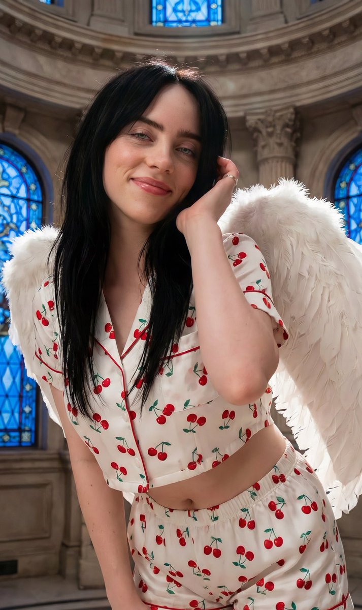 Low-Angle Cinematic Portrait: Strawberry Angel 2