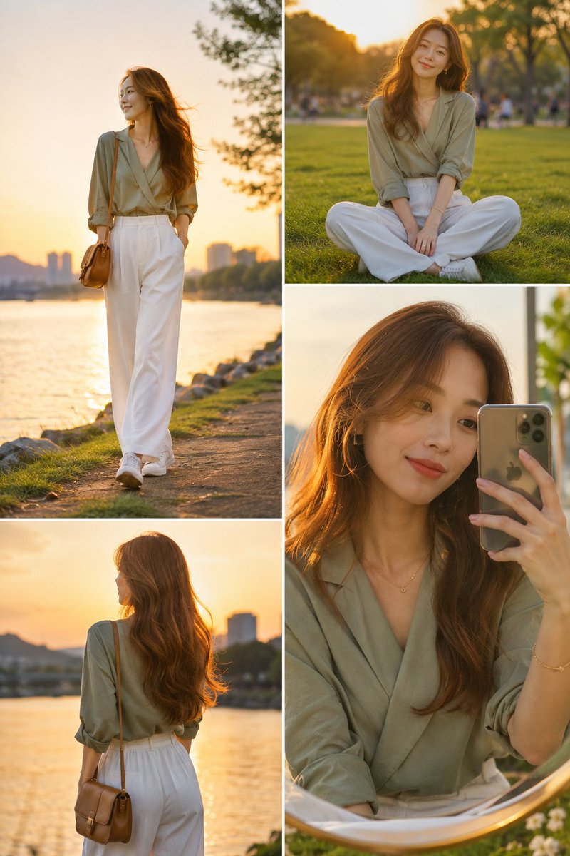 High Fashion Golden Hour Collage 1