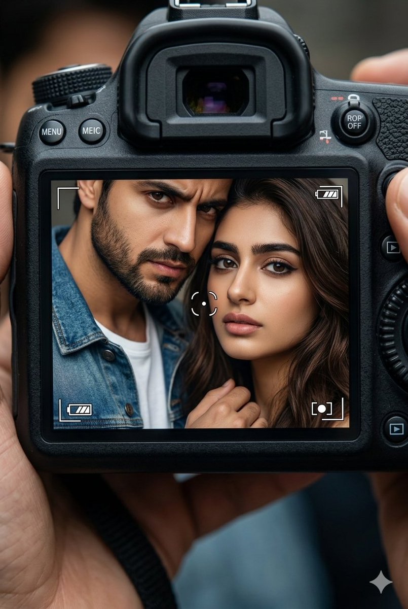 DSLR Screen Couple Portrait Prompt 1