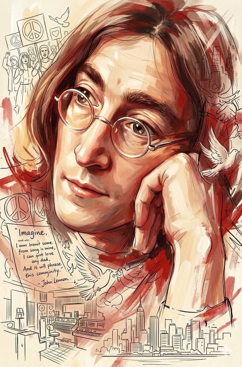 Expressive Painterly Oil Portrait Illustration 2
