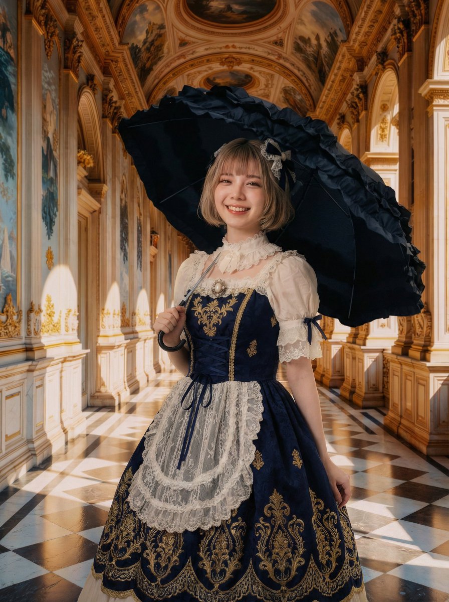 Professional Portrait Photo Shoot with Props and Palace Background 3