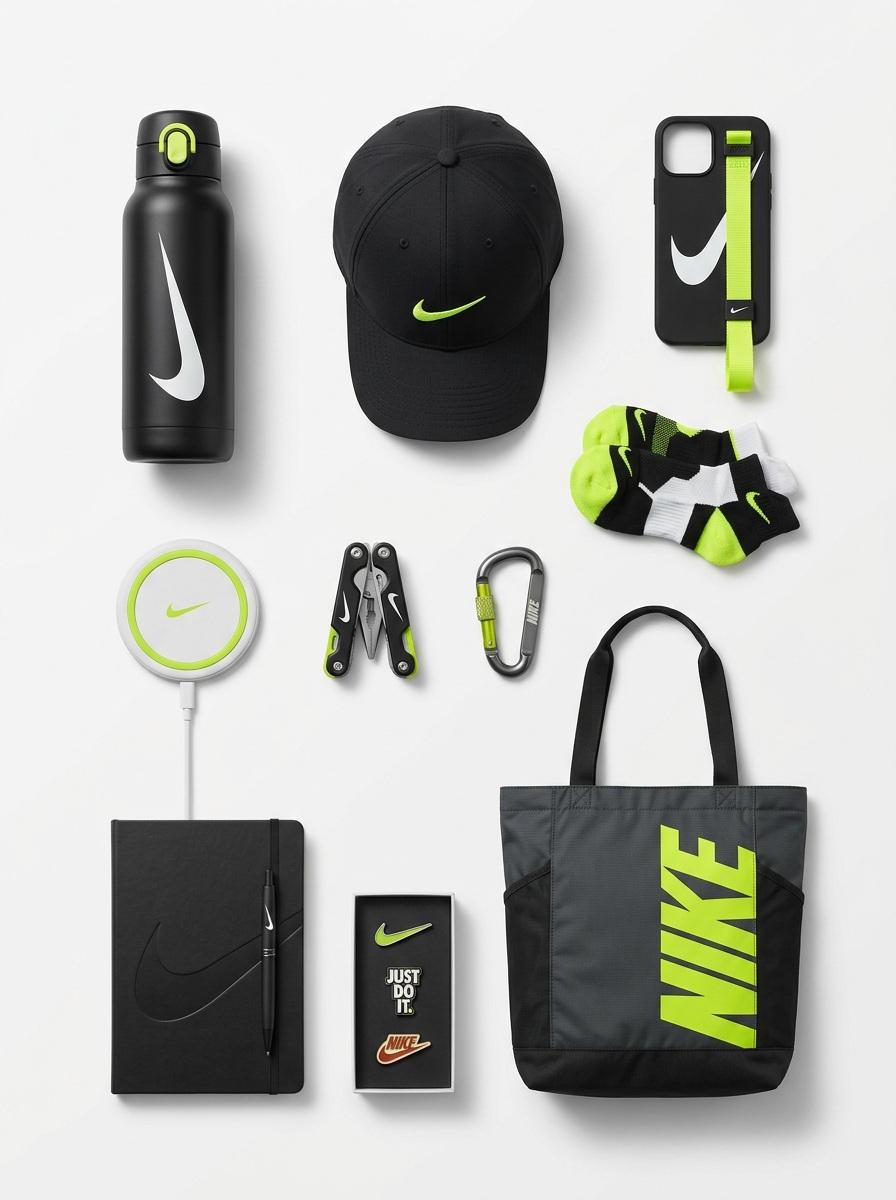 Premium Branded Merchandise Capsule Collection (Knolling Perspective) 1