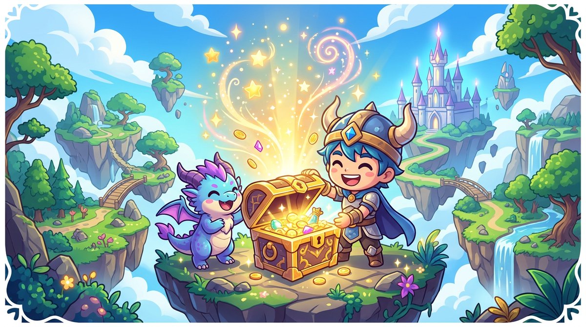 Game Asset - Chibi RPG Game Campaign Key Visual