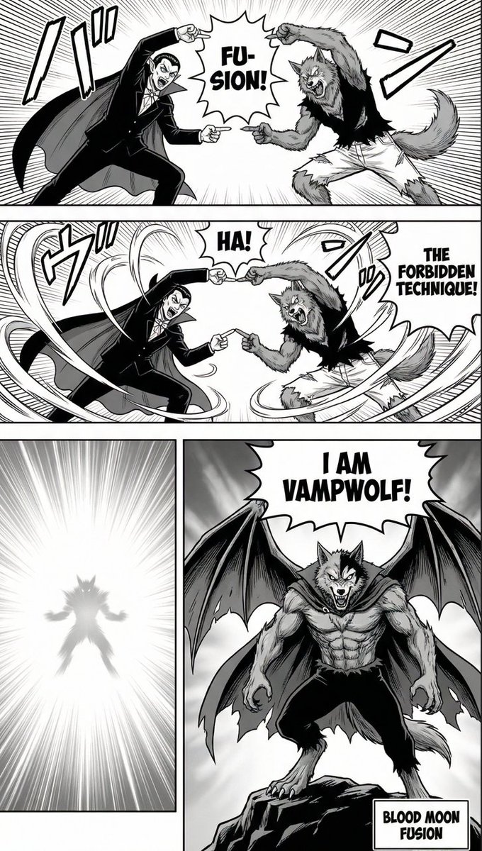 Manga Page: Dragon Ball Z Fusion Technique 1