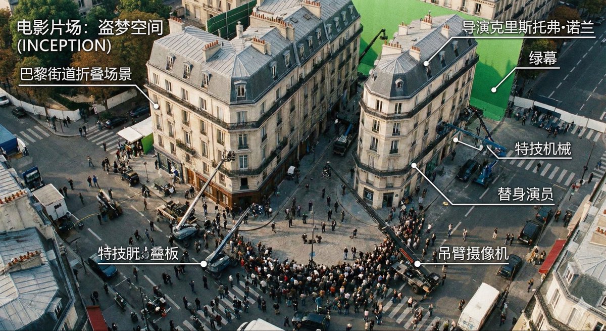 Aerial View of a Film Set 4