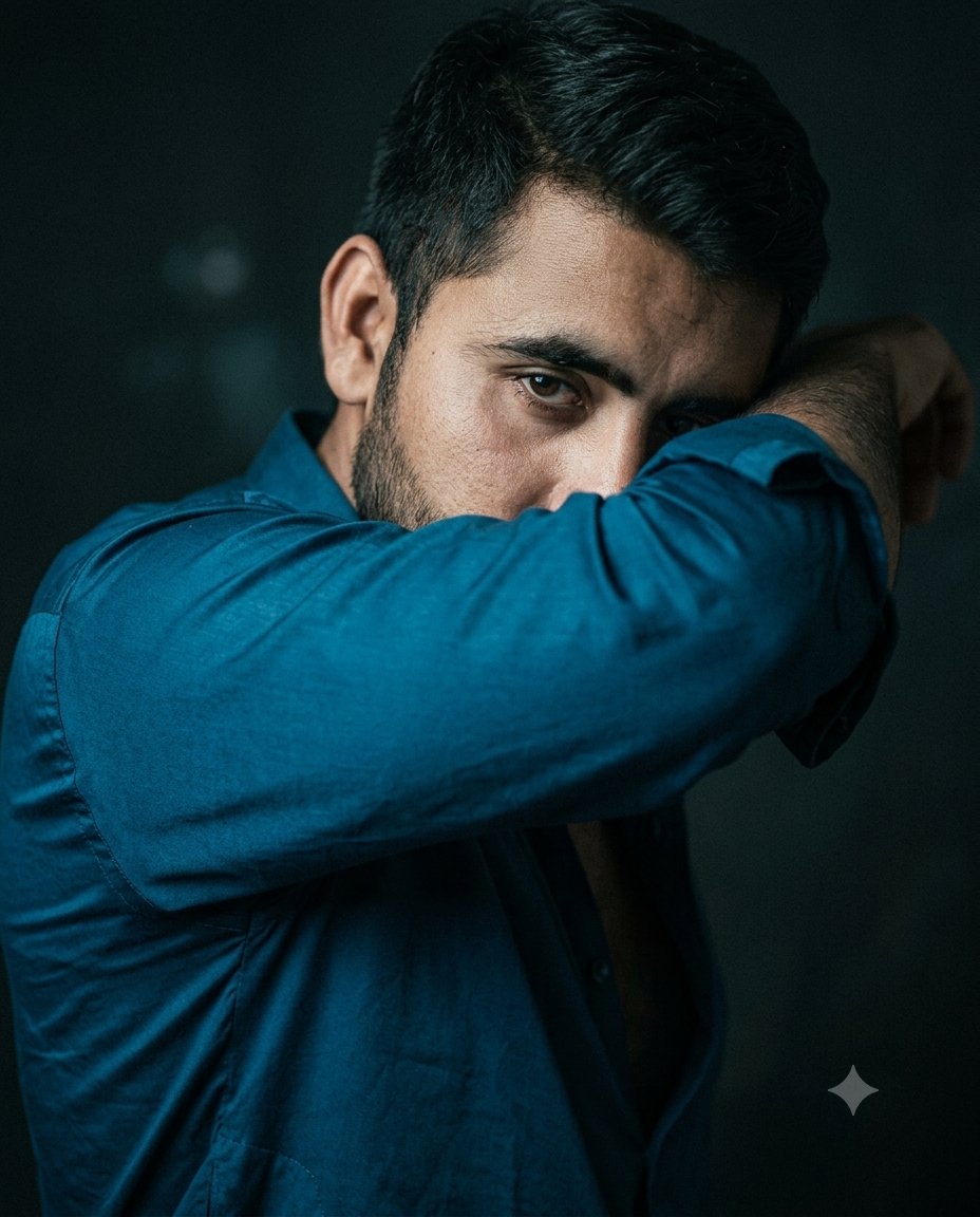 Cinematic Selective Color Portrait 1