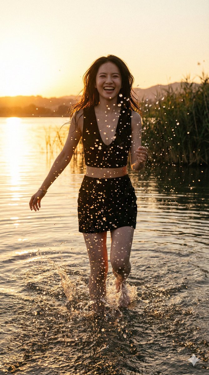 Cinematic Pure Joy Splashing Prompt 4