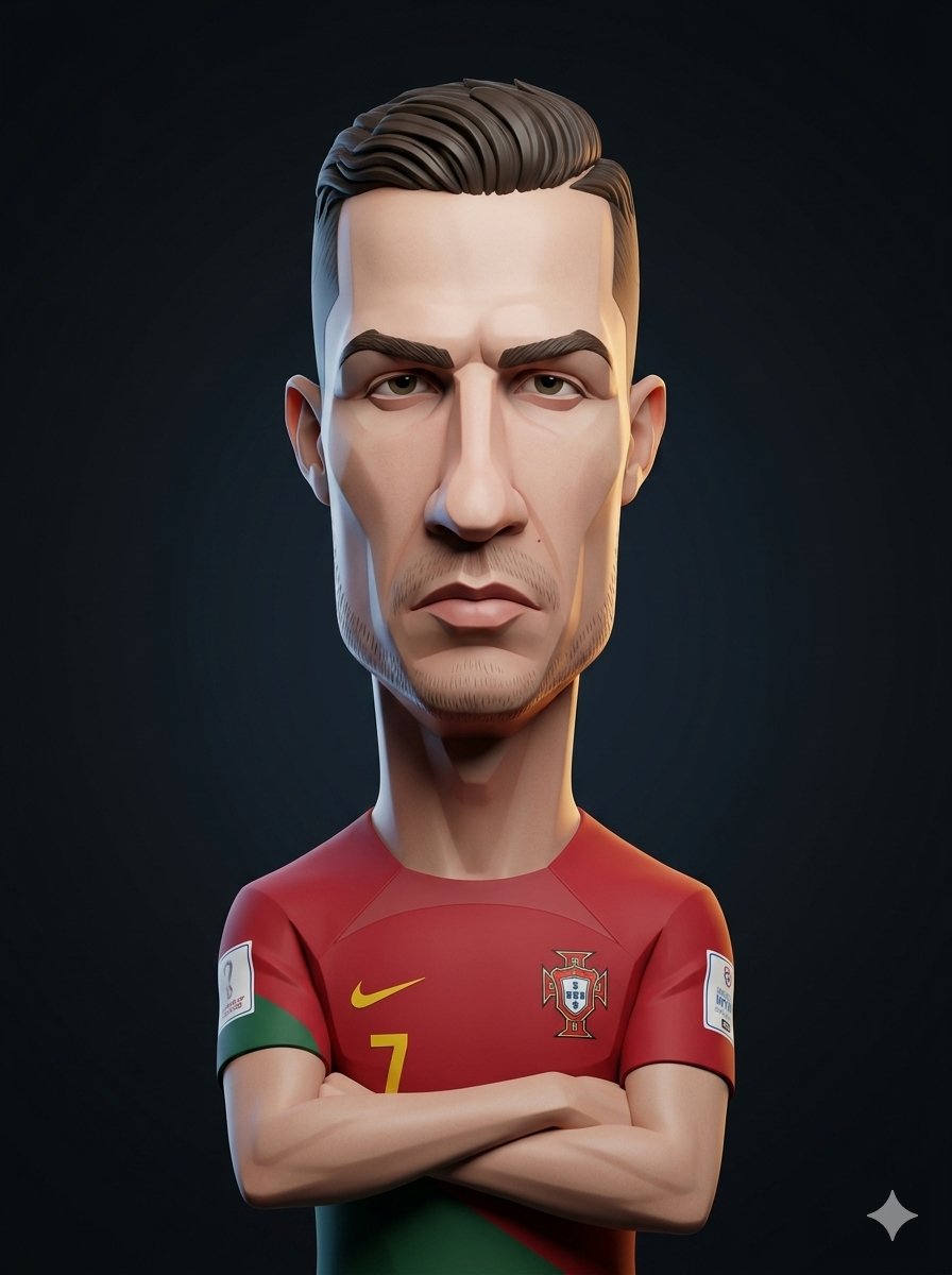 3D Stylized Caricature Portrait 4