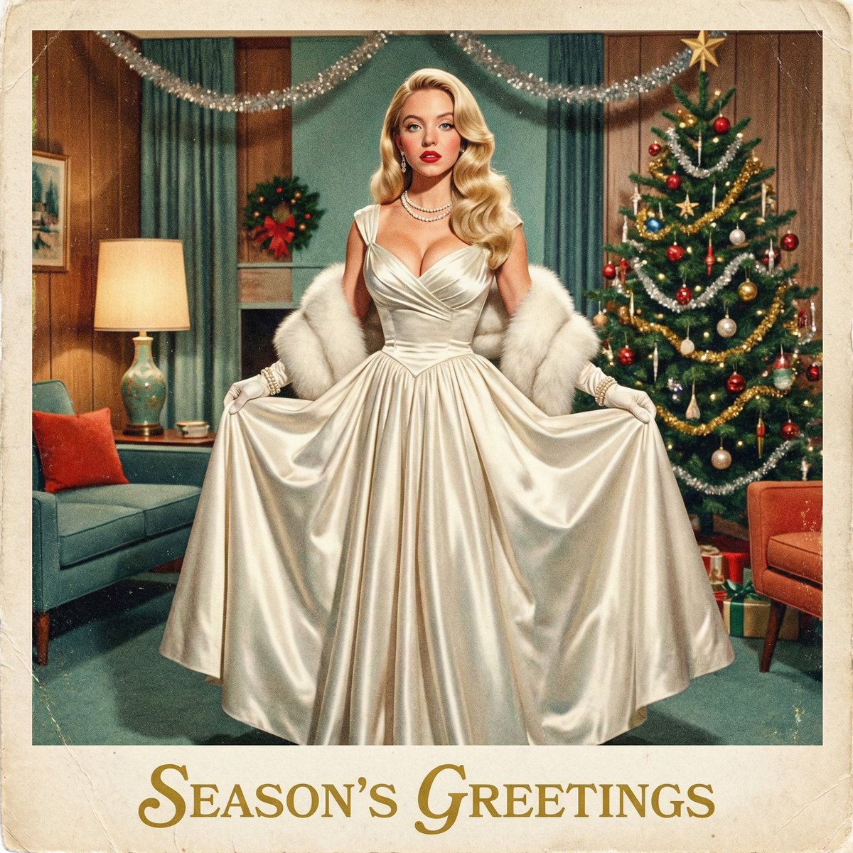 Chrono-Holiday Artisan: Christmas Card Re-render by Era 2