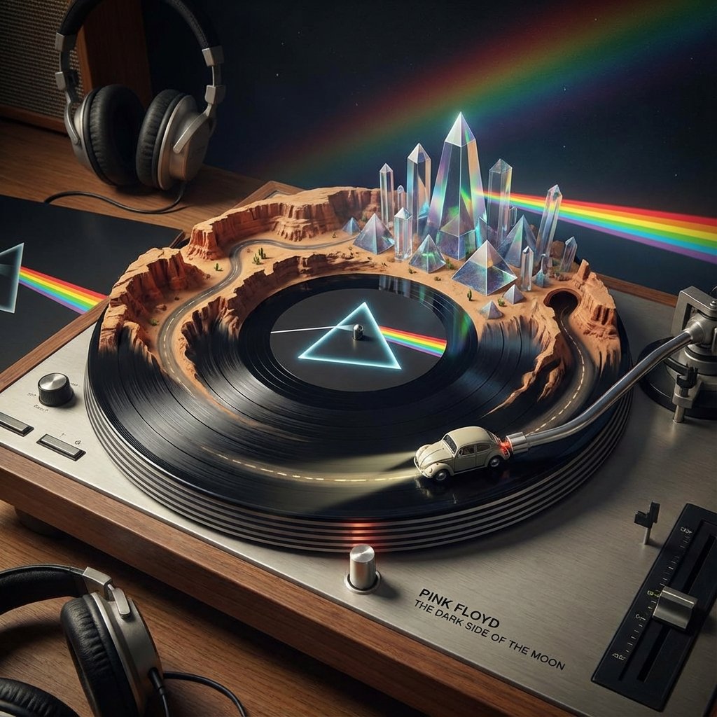 Visualizing Music Albums as Turntable Landscapes 1