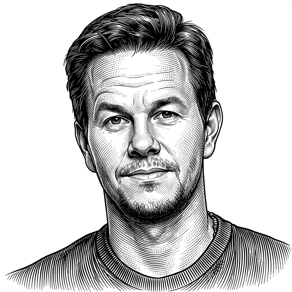 Monochrome Engraving Portrait Style 1