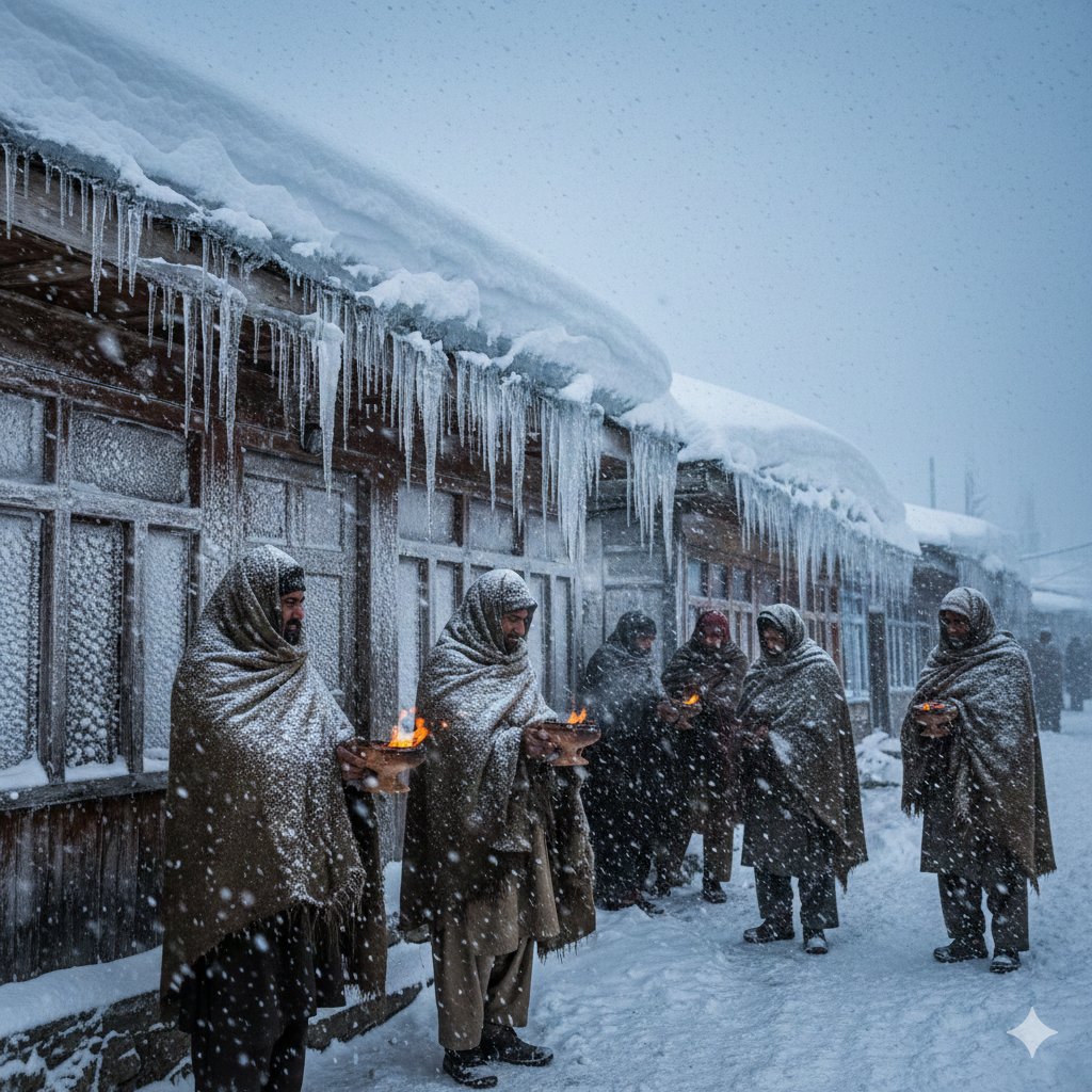 8K Ultra-Realistic Kashmir Winter Scene Prompt 2