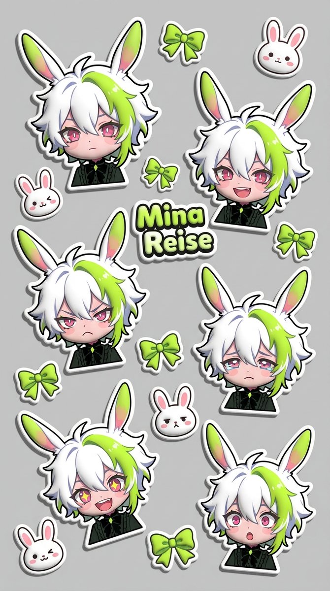 Puffy Chibi Sticker Sheet 1