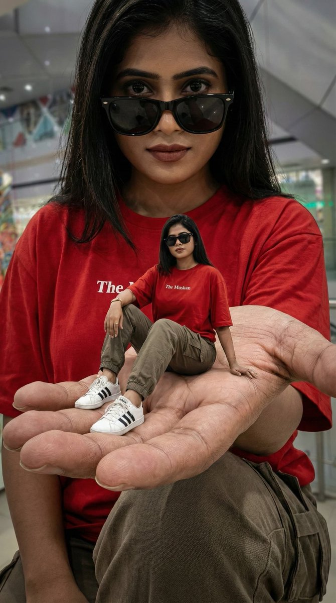 Cinematic Giant Holding Miniature Self 1