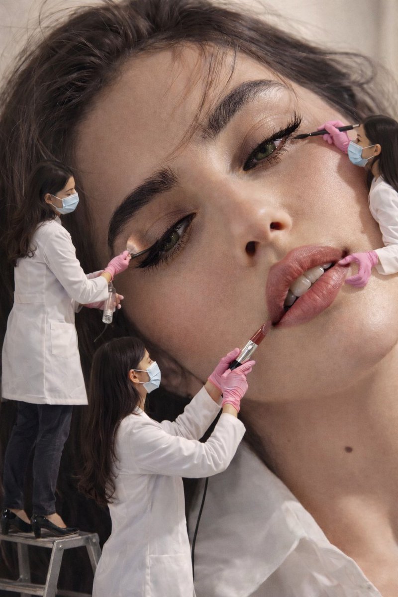 Surreal Editorial: Miniature Makeup Artists 2