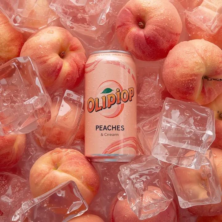 Ultra-Realistic Product Photography of OLIPOP Soda Can 1