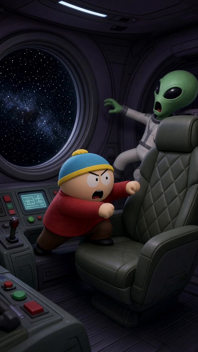 South Park Cartman Spaceship Action Scene 1
