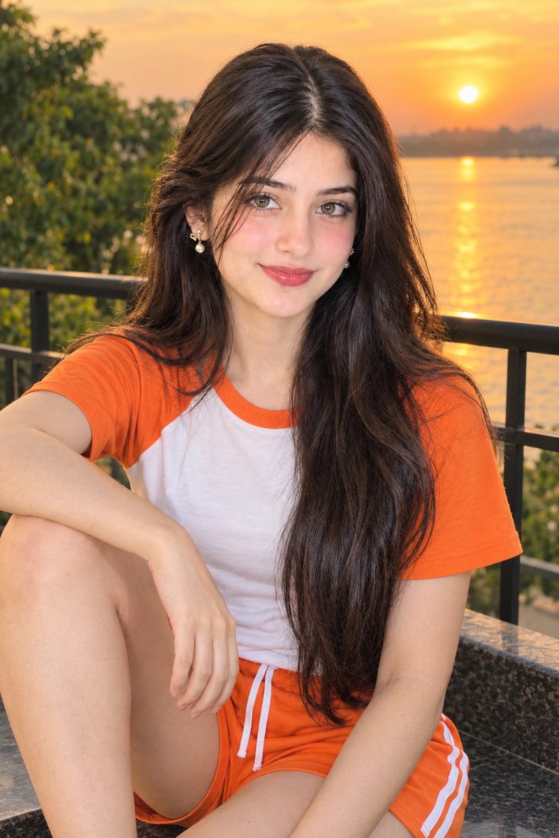 Profile / Avatar - Photorealistic Sunset Portrait with Reference Face