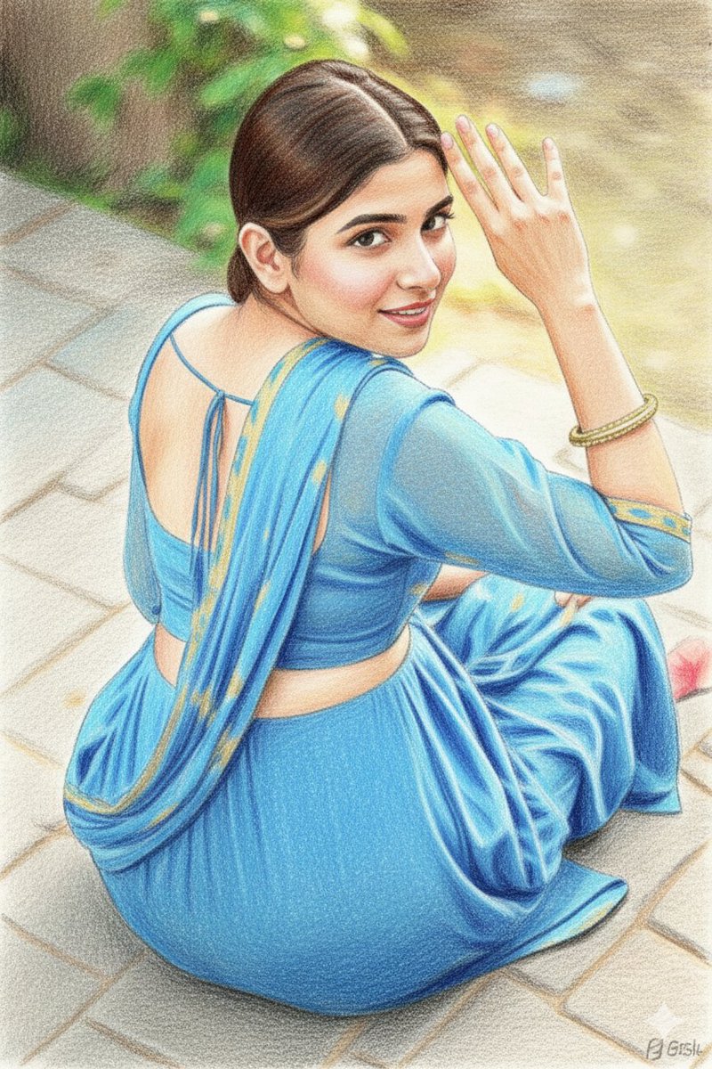 Colored Pencil Sketchbook Illustration 1