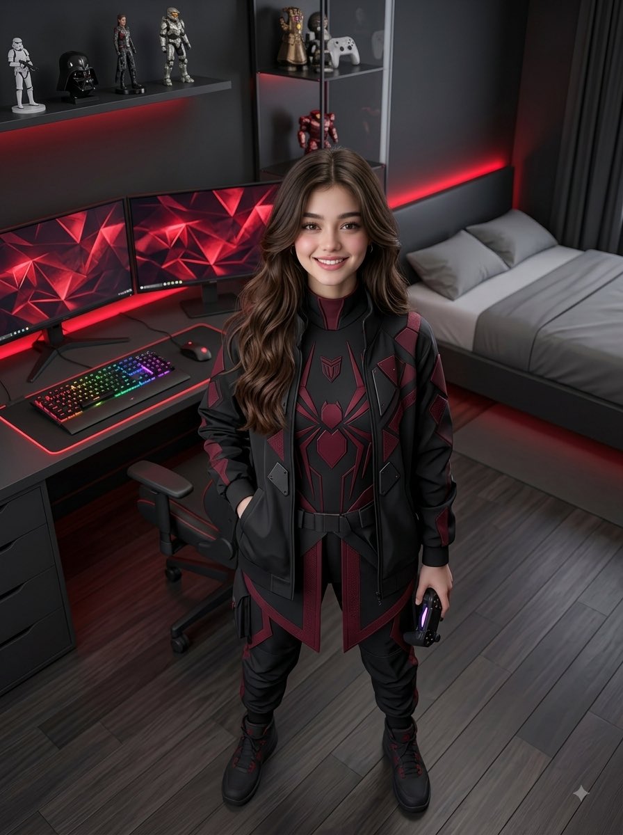 Futuristic Arachnid Gamer Persona 2